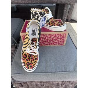 VANS Mens 9 Chukka 49 Dx Anaheim Factory Collection Print Mix Flax Womens 10.5